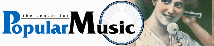 Center for Popular Music horizontal logo