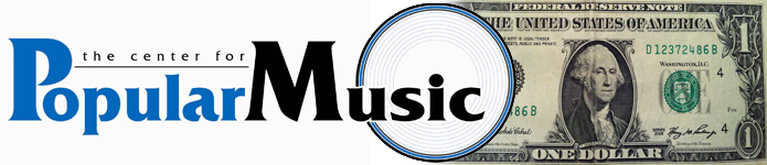 Center for Popular Music horizontal logo